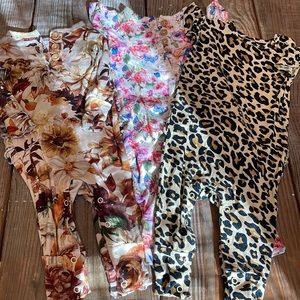 Bundle of 3 Posh Peanut Onesies